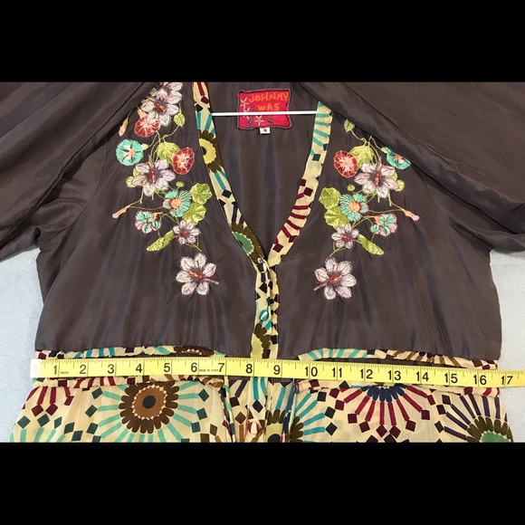 Johnny Was Button Front Tunic - Picture 5 of 6